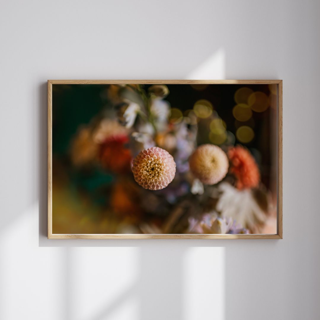 "Dahlia & Bloom" – Fine Art Floral Print