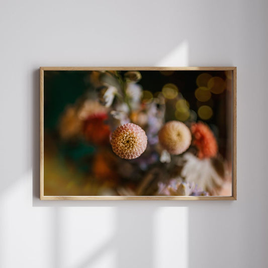 "Dahlia & Bloom" – Fine Art Floral Print